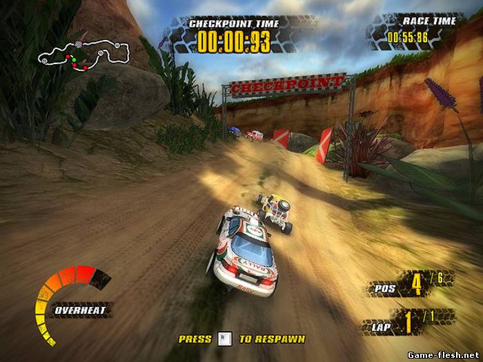 Внедорожные гонки 3D играть онлайн "Off road Racing 3D"
