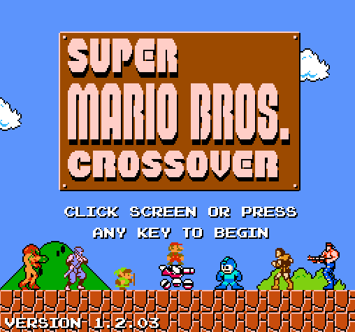 Супер Марио Кроссовер прохождение (Super Mario Crossover)
