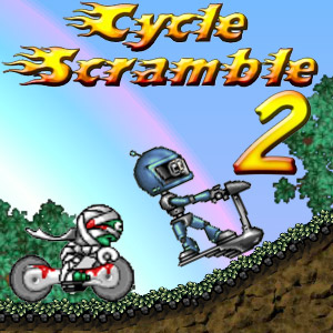 Участвуй в интересной велогонке в игре «Cycle Scramble 2»!