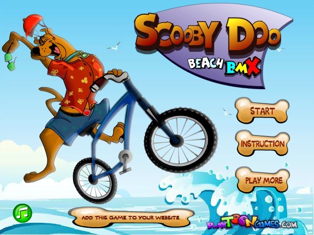 Пляж BMX Scooby Doo (Scooby Doo Beach BMX) онлайн